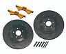 Border Racing Axefette GTR R35 Caliper Mounting Kit with Biot 2-Pc Rotors - Front 380mm for Nissan 370Z Z34 with 320mm Rotors