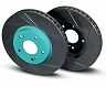 Project Mu SCR 1-Piece Slotted Rotors - Rear for Nissan 370Z Z34