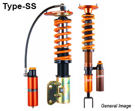 Aragosta Type-SS3 3-Way Super Sports Concept Coilovers with Upper Rubber Mounts for Nissan Fairlady Z34