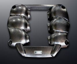 Mines Engine Cover (Dry Carbon Fiber) for Nissan GTR R35