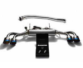 ARMYTRIX Valvetronic Catback Exhaust with Quad Tips - 90mm (Stainless) for Nissan GTR R35