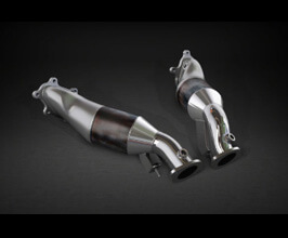 Capristo Downpipes with Sports Cats 200 Cell (Stainless) for Nissan GTR R35