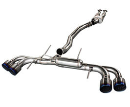 HKS Racing Muffler Exhaust System with Silencer (Stainless) for Nissan GTR R35