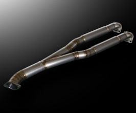 Mines Titan Straight Converter - Type II (Titanium) for Nissan GTR R35