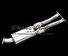 Power Craft Exhaust Y-Pipe with Cat Bypass and Sub-Silencer - 80mm Outlet (Stainless) for Nissan GTR R35