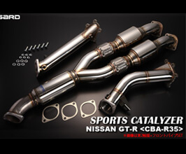 SARD Sports Catalyzer and Front Pipe Set for Nissan GTR R35