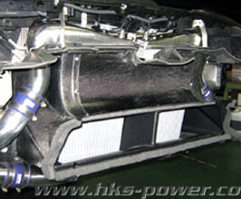 HKS Intercooler Kit with Air Guide - R Type (Carbon Fiber) for Nissan GTR R35