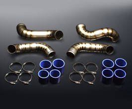 Mines Intercooler Hard Pipe Kit (Titanium) for Nissan GTR R35