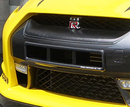 JUN Front Bumper Intake Duct (Carbon Fiber) for Nissan GTR R35