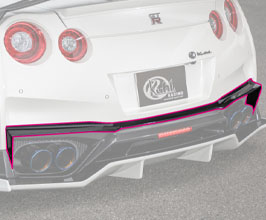 KUHL Version 2 35R-SS Upper Rear Diffuser Accessories GTR R35 | TOP END Motorsports