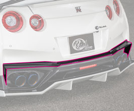 KUHL Version 2 35R-SS Upper Rear Diffuser for Nissan GTR R35