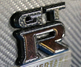 Overtake GT-R Emblem (Dry Carbon Fiber) for Nissan GTR R35