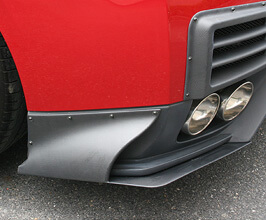 ChargeSpeed Rear Side Under Spoilers for BottomLine Rear Diffuser for Nissan GTR R35