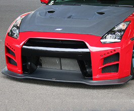 ChargeSpeed Gekisoku Full Front Bumper with LEDs for Nissan GTR R35