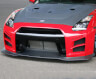 ChargeSpeed Gekisoku Full Front Bumper with LEDs for Nissan GTR R35