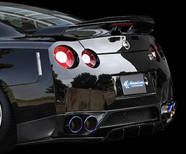 KUHL KRUISE Version 2 KR-35RR II Aero Rear Diffuser with Fins for Nissan GTR R35