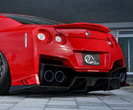KUHL Version 4 35R-GT II Aero Rear Bumper with Diffusers (FRP) for Nissan GTR R35