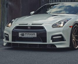 PRIOR Design PD750 Front Bumper with Front Lip Spoiler (FRP) for Nissan GTR R35
