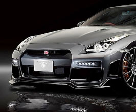 ROWEN World Platinum Aero Front Bumper (FRP) for Nissan GTR R35