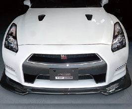 TOP SECRET Aero Front Lip Spoiler (Carbon Fiber) for Nissan GTR R35