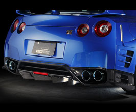 TOP SECRET Version 2 Aero Rear Under Bumper (Carbon Fiber) for Nissan GTR R35