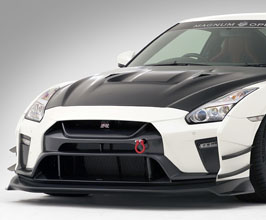 Varis Magnum Opus 2019 Version 3 Aero Front Bumper System (FRP with Carbon Fiber) for Nissan GTR R35