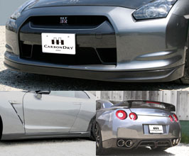 CarbonDry Spoiler Lip Kit (Dry Carbon Fiber) for Nissan GTR R35