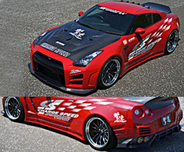 ChargeSpeed Gekisoku Full Wide Body Kit for Nissan GTR R35