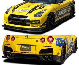 JUN Aero Lip Spoiler Kit (Carbon Fiber) for Nissan GTR R35