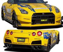 JUN Aero Wide Body Kit (FRP and Carbon Fiber) for Nissan GTR R35