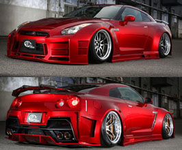 KUHL Version 1 35R-GTW Aero Wide Body Kit (FRP) for Nissan GTR R35