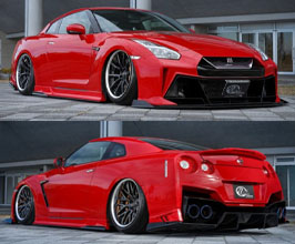 KUHL Version 4 35R-GTII Aero Body Kit System with Diffusers and Fins (FRP) for Nissan GTR R35