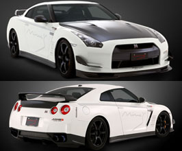 Mines Aero Lip Spoiler Kit Type II (Dry Carbon Fiber) for Nissan GTR R35