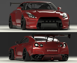 TRA KYOTO Co PANDEM Wide Body Kit with GT Wing for Nissan GTR R35