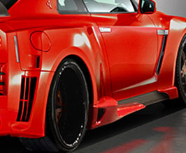 Abflug Gallant Exclusive Line Rear 50mm Over Fenders - Version 02 (FRP) for Nissan GTR R35