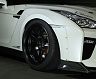 Kansai Service Front 25mm Wide Fenders (FRP with Carbon Fiber) for Nissan GTR R35