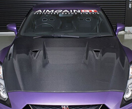 AIMGAIN GT Type-2 Vented Hood Bonnet (Carbon Fiber) for Nissan GTR R35