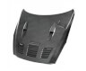 Seibon GTII style Vented Hood (Carbon Fiber)