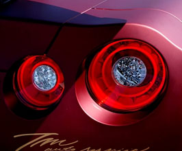 Crystal Eye Auto Jewelry LED Taillights (Red Clear) for Nissan GTR R35