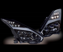 Liberty Walk LED Jewel Headlamps by Valenti for Nissan GTR R35