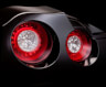 Liberty Walk LED Jewel Tail Lamps by Valenti (Half Red and Chrome) for Nissan GTR R35