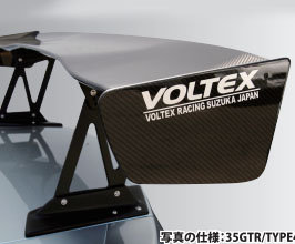 VOLTEX Type 4 1700mm GT Wing with Vehicle Specific Mounts (Carbon Fiber) for Nissan GTR R35