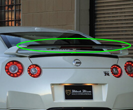 WALD Sports Line Black Bison Edition Rear Wing Flap (FRP) for Nissan GTR R35