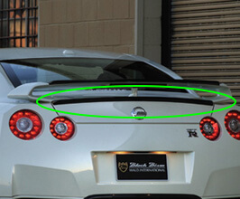 WALD Sports Line Black Bison Edition Trunk Lip Spoiler (FRP) for Nissan GTR R35