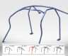 Cusco D1 Chromoly 6-Point Roll Cage (Through Dash type) for Nissan GTR R35