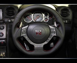 VERTEX (T&E Co) R VERTEX D-Shape Steering Wheel for Nissan GTR R35