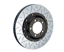 Brembo Two-Piece Rotors - Rear 380mm Slotted Type-3 for Nissan GTR R35