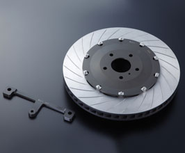 Mines Big Brake Rotor Kit - Front Slotted 400mm for Nissan GTR R35