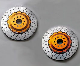 TOP SECRET 400mm Brake Rotors - Front for Nissan GTR R35