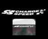 ChargeSpeed CS Charge Speed Windshield Sticker (White) for Universal 
